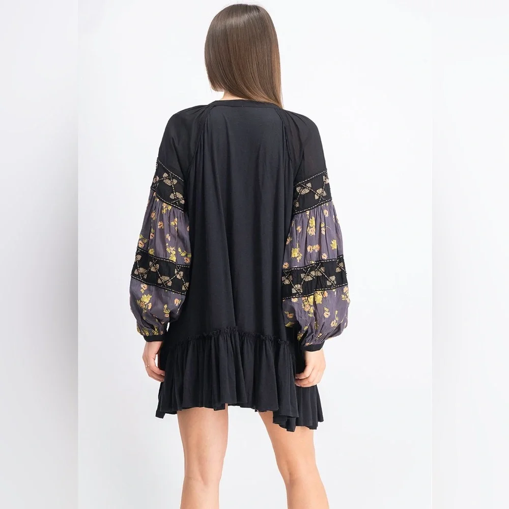 Free People Mix It Up Beaded
Embroidered High-Low Peasant Tunic - Picture 7 of 9
